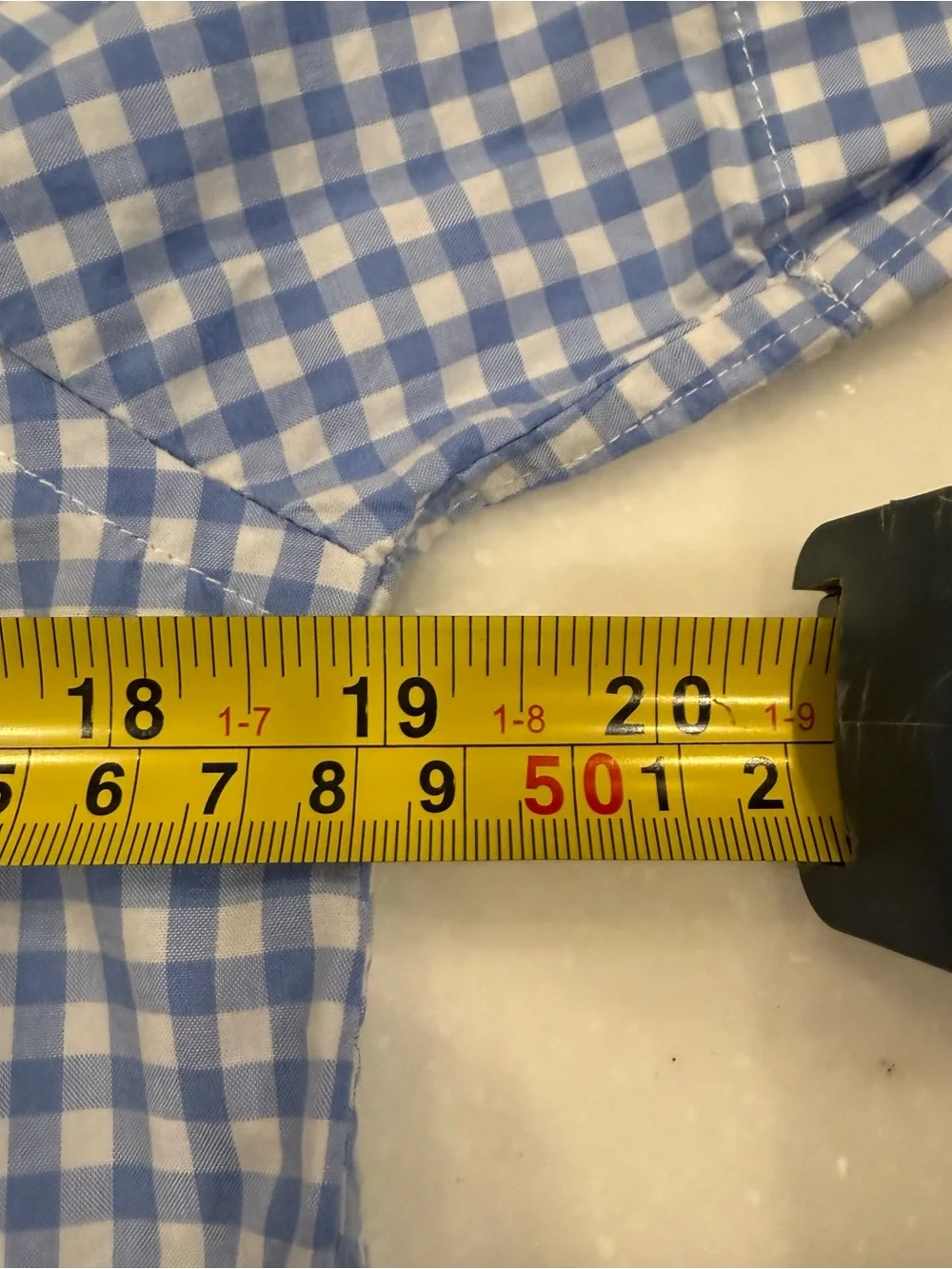 Ralph Lauren Set Of 2 Youth Boys Shirt 1 Blue Oxford, 1 Blue White Gingham Sz L